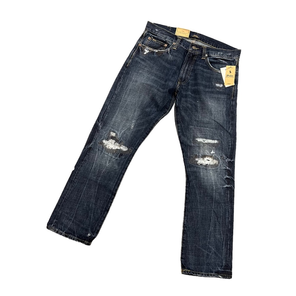 POLO RALPH LAUREN Mens The Varick Slim Straight Jeans - Picture 2 of 14